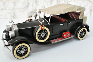【送料無料】模型車 モデルカー レトロロールスロイススポーツモデロコチェイエロアルテホーガーコッシュデコラシオンretro 1920 rolls royce sports modelo coche hierro arte hogar coche decoracion