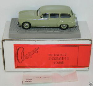 【送料無料】模型車 モデルカー クラシービースケールホワイトメタルルノードメーヌグリーンclassiques bby 143 scale white metalrenault domaine 1956green