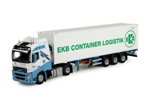 【送料無料】模型車 モデルカー tekno 74526 volvo fh 40ft container monorail van driel 150