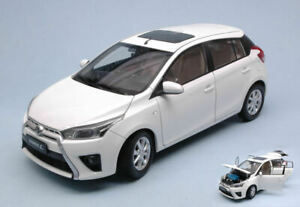 【送料無料】模型車 モデルカー モデルトヨタヤリスpaudi model pd2317w toyota yaris l 2014 white 118