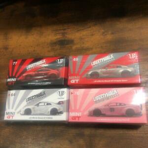 【送料無料】模型車 モデルカー ミニセットmini gt nissan lb gtr r35 4 set｜hokushin