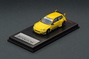 【送料無料】模型車 モデルカー パンデムシビックイエローig 164 pandem civic eg6 yellow 1416