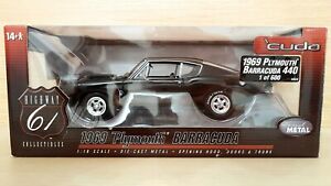 【送料無料】模型車 モデルカー プリマスバーダスケールハイウェイグッズplymouth barracuda 440 1969 118 scale highway 61 collectibles rare 34,304円
