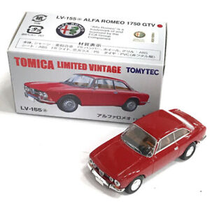 【送料無料】模型車 モデルカー トマイテックトミカリミタータヴィンテージアルファロメオロッソミニカーtomytec 164 tomica limitata vintage lv155a alfa romeo 1750 gtv rosso minicar｜hokushin