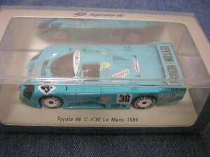 【送料無料】模型車 モデルカー ルマントヨタリースサトル143 spark 1986 24 hours of le mans toyota 86c 36g lease satoru nakajima