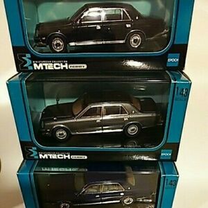 【送料無料】模型車 モデルカー トヨタセンチュルツグラウブラウセットmtech mtech 143 toyota century schwarz grau blau 3 sets