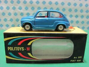 【送料無料】模型車 モデルカー ヴィンテージフィアットポリトイズvintagefiat 600 d 143 politoysm511mib
