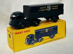 【送料無料】模型車 モデルカー ディンキートイズパンハルトセミレモルクボックスdinky toys 32 onwards tracteur panhard semiremorque sncf boxed