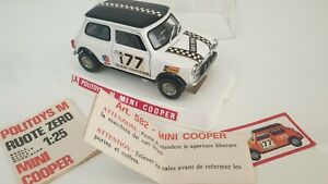 【送料無料】模型車 モデルカー ポリトイズミニクーパーホワイトpolitoys m582 mini cooper 125 white