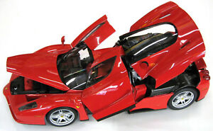 【送料無料】模型車 モデルカー フェラーリエンツォオープンブルレッドスクーデリアferrari enzo openable red scuderia 112