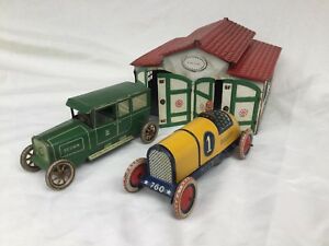 【送料無料】模型車 モデルカー リーマンキャビンセダンガロップティントイレアlehmann 772 765 760 car cabin sedan amp; galop tin toy rare