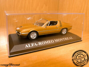 【送料無料】模型車 モデルカー アルファロメオモントリオールメタリックブラウンミントalfa romeo montreal metallic brown 143 mint