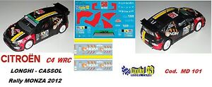 【送料無料】模型車 モデルカー シトロエンロンギラリーモンツァcitroen c4 wrcp longhirally monza 2012｜hokushin