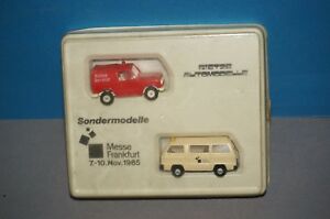 【送料無料】模型車 モデルカー リーツェスペシャルモデルメッセフランクフルトbox17] rietze 187 special models messe frankfurt 1985 mitsubishi amp; nissanovp｜hokushin