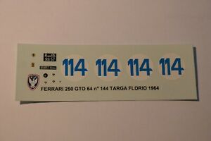 【送料無料】模型車 モデルカー デカールルフェニックスフェラーリタルガフローリオルマンdecal le phoenix ferrari 250 gto targa florio 64 114 143 no le mans amr｜hokushin
