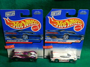 【送料無料】模型車 モデルカー ホットホイールポルシェファーストエディションポルシェhot wheels ~ porsche 911 gt198 amp; 1999 first editions ~ porsche 911 gt198