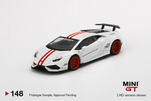 【送料無料】模型車 モデルカー ミニリバティウォークワークスランボルギーニウラカンバージョンホワイトmini gt liberty walk lb works lamborghini huracan version 1 white mgt00148 164