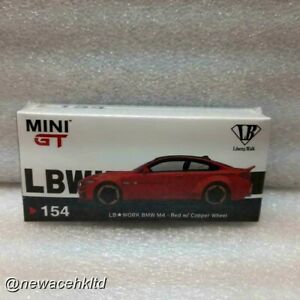 【送料無料】模型車 モデルカー レッドコッパーホイールミニbmw m4 red w copper wheel rhd mini gt 164 mgt00154r