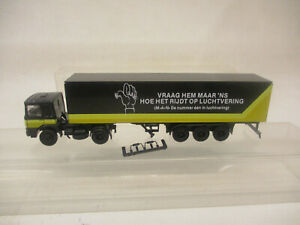 【送料無料】模型車 モデルカー x13462herpa 187 man sattelzug luchtvering sehr guter zustand
