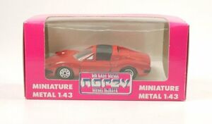 【送料無料】模型車 モデルカー ノレフミニブリポルトガルフェッラーリレッドスポーツカーnorev minibri portugal ferarri 246 gts red 143 sports car mib ovp 99067163|hokushin