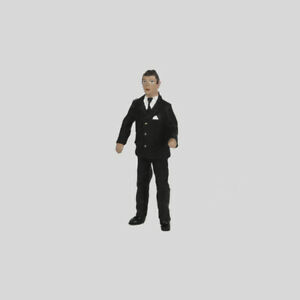 【送料無料】模型車 モデルカー スーツホワイトメタルフィギュアスケールman in a suit white metal figure 143 o scale