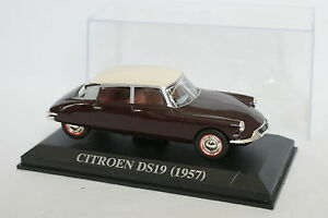 【送料無料】模型車 モデルカー イソプレスシトロエンオーベルジンixo press 143 citroen ds 19 aubergine