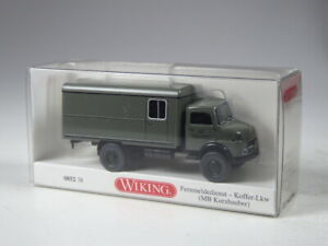 【送料無料】模型車 モデルカー uワイキングメルセデスクルジューバースーツケースサービストップlub2 wiking 085238 mercedes kurzhauber suitcase telecommunications service top bnib|hokushin