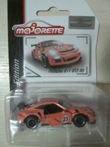 【送料無料】模型車 モデルカー マジョレットポルシェエディションポルシェピンクmajorette porsche edition porsche 911 gt3 rs 23 pink pig｜hokushin