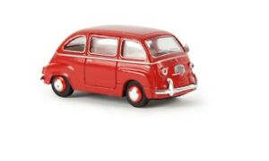 【送料無料】模型車 モデルカー ブレキナフィアットマルチプラレッドbrekina 22469 187 fiat multiplared