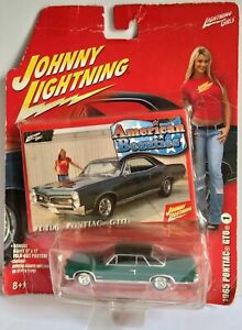 【送料無料】模型車 モデルカー ジョニーライトニングアメリカンボーティーポンティアックjohnny lightning american beauties pontiac gto 1965 164画像