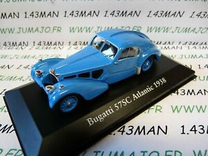 【送料無料】模型車 モデルカー アトラスチャパッテブガッティch6t mythical cars atlas chappatte bugatti 57sc atlantic 1938|hokushin