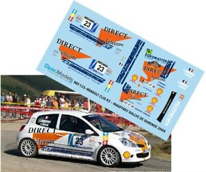 【送料無料】模型車 モデルカー デカルカルカルノークリオモーフリーラリーアリーンスdecalcalca 143; renault clio r3; mauffrey; rally ourense 2009｜hokushin
