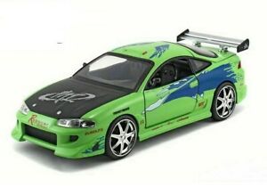 【送料無料】模型車 モデルカー エクリプスブライアンジェイダmitsubishi eclipse brians 1995 fast and furious 97609 jada 132
