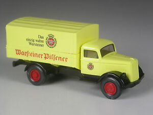 【送料無料】模型車 モデルカー レアワイキングスケールオペルワーシュタイナービールrare wiking advertising vehicle scale opel blitz 1939 warsteiner beer