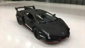 【送料無料】模型車 モデルカー ランボルギーニヴェネノネグロメイトコチェジューゲモデロキンスマートエスカラメタルlamborghini veneno negro mate coche juguete modelo kinsmart 136 escala metal