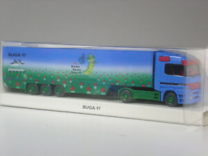 【送料無料】模型車 モデルカー ワイキングスペシャルモデルメルセデスアクトロスショーブガnlkr21 wiking special model mercedes actros federal garden show buga 1997|hokushin