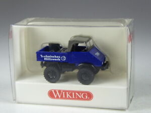 【送料無料】模型車 モデルカー ユニモグワイキングnlkr18 wiking 8904026 unimog 411 of technical rescuers bnib｜hokushin