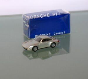 【送料無料】模型車 モデルカー ?ポルシェシルバーメタリックユーロモデル?? porsche 993 silver metallic painted euro model 187 ovp 12,449円