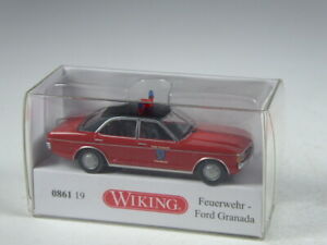 【送料無料】模型車 モデルカー uワイキングフォードグラナダlub1 wiking ford granada fire engine bnib