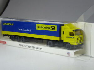 【送料無料】模型車 モデルカー ワイキングスペシャルモデルスカニアダンザスドイツポストnlkr21 wiking special model scania 143 danzas german post in ovp