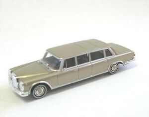 【送料無料】模型車 モデルカー メルセデスベンツプルマンリムジンゴールデンカラースターマダmercedesbenz 600 w100 pullman limousine golden colour 187 starmada|hokushin