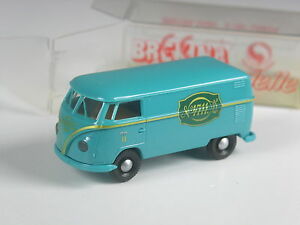 【送料無料】模型車 モデルカー ブレキナボックスオードケルンターコイズtop brekina vw t1 box 4711 eau de cologne turquoise bnib