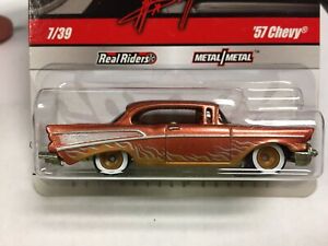 【送料無料】模型車 モデルカー ホットホイールウェインズガレージシェビーチェイス2010 hot wheels wayne&rsquo;s garage 7 &lsquo;57 chevy chase copper free shipping｜hokushin