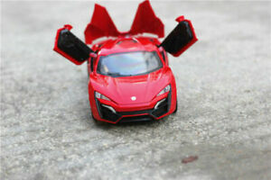 【送料無料】模型車 モデルカー スケールカーモデルレッドドバイリカンオープンドア132 scale car model red dubai lykan four open the doors alloy vehicle toy