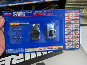 【送料無料】模型車 モデルカー スケールミニカーキットスバルミニカーdydo 164 scale mini car kit 02 subaru 360 mini car c7｜hokushin