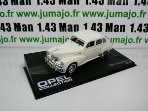 【送料無料】模型車 モデルカー カーイソオペルコレクションカピタンホワイトope63r car 143 ixo opel collection kapitan 51 white