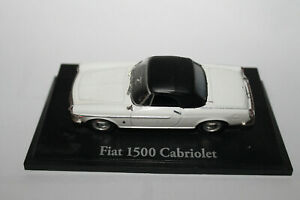 【送料無料】模型車 モデルカー ノレフフィアットカブリオレホワイトフロアプレートnorev fiat 1500 cabriolet white in 143 on floor plate plinth