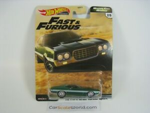 【送料無料】模型車 モデルカー フォードグラントリノスポーツホットホイールモーターシティマッスル72 ford gran torino sport fast and furious hotwheels motor city muscle 25