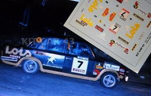 【送料無料】模型車 モデルカー デカールデカールロイスバルカサルdecal decals 143 seat 124 2000 gr5 lois e balcazar r 2000 last 1979|hokushin