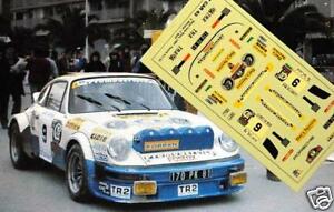 【送料無料】模型車 モデルカー デカールポルシェカルカプロモサービスオリベラスラリーコスタブラバdecal 143 porsche 911sc calca promoservice i oliveras rally costa brava 1985｜hokushin
